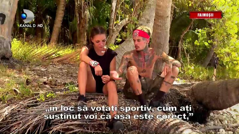 Zanni si Andreea Antonescu la Survivor 