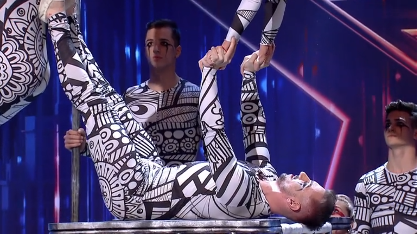 Balance Team din cadrul Circului Metropolitan la Românii au Talent, sezonul 11. 