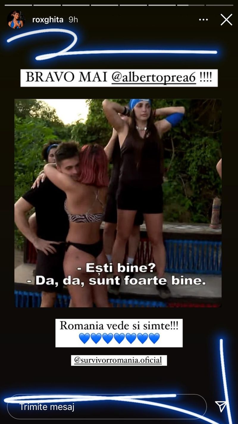 Roxana Ghiță, prima reacție 