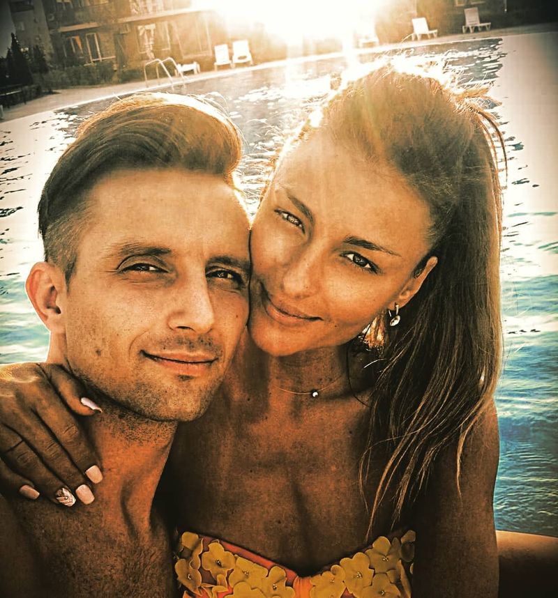 Elena Marin si logodnicul ei, Andrei Elena Marin