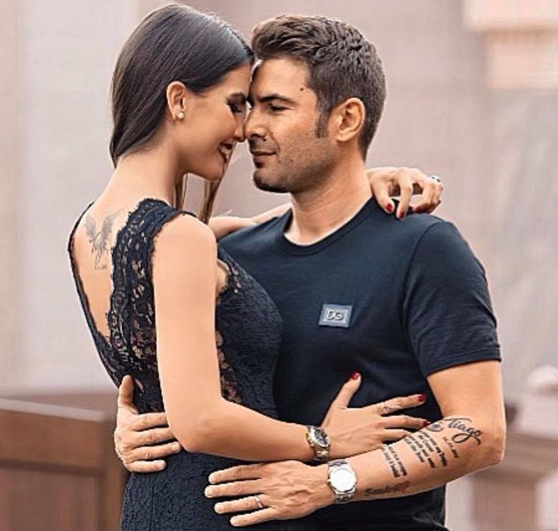 Sandra și Adrian Mutu 