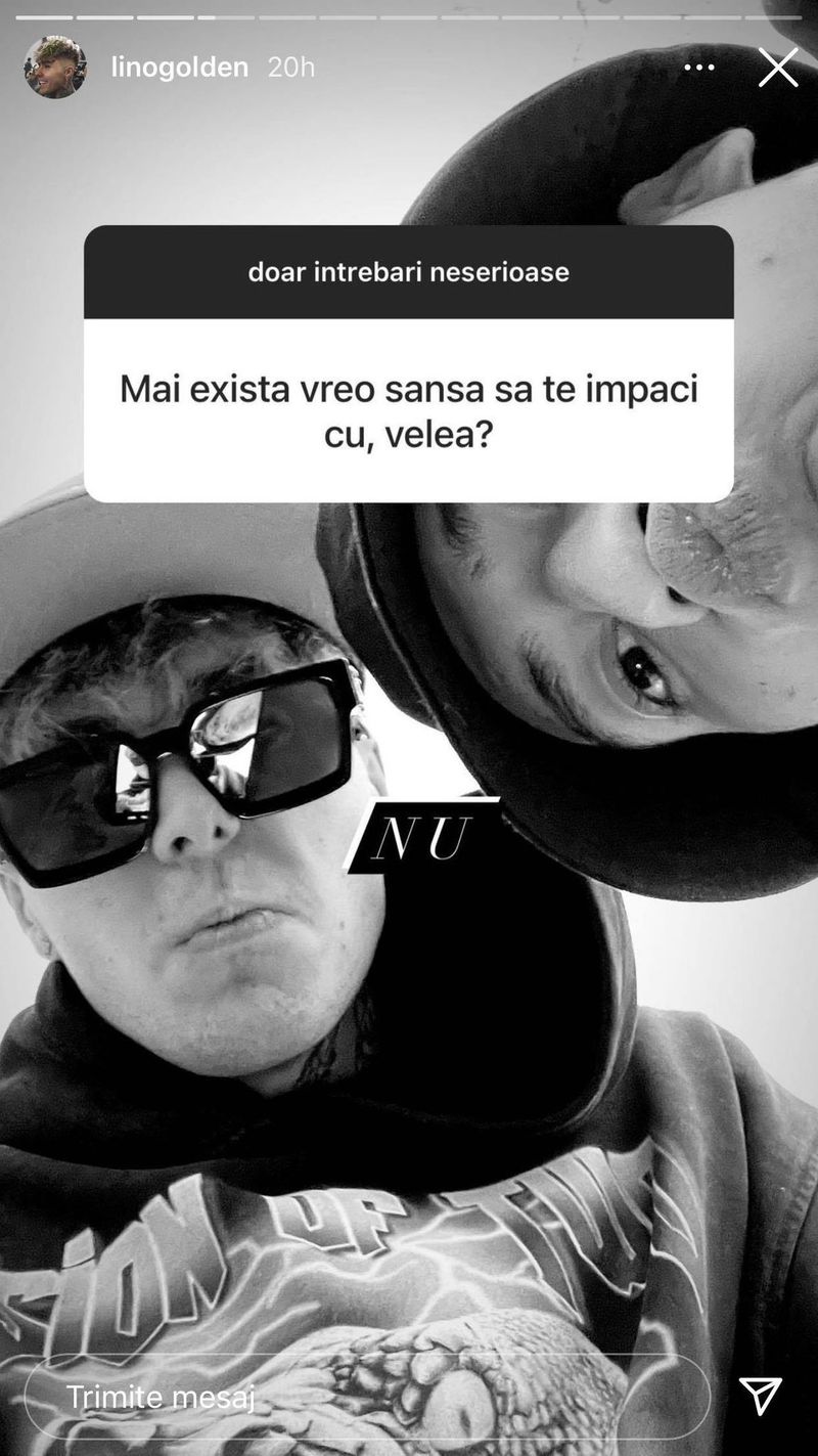 Lino Golden, &icirc;mpăcare cu Alex Velea?! 