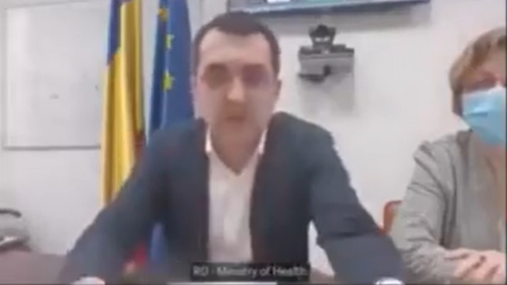  Vlad Voiculescu, fără mască &icirc;n minister