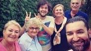 Smiley alături de familie