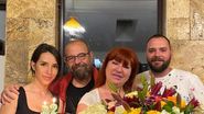 Cristian Popescu Piedone alături de soţie şi copii