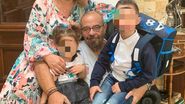 Cristian Popescu Piedone alături de soţie şi nepoţi