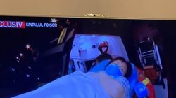 Imagini șocante filmate în curtea spitalului Foișor, devenit suport COVID! Pacienții au fost evacuați de urgență