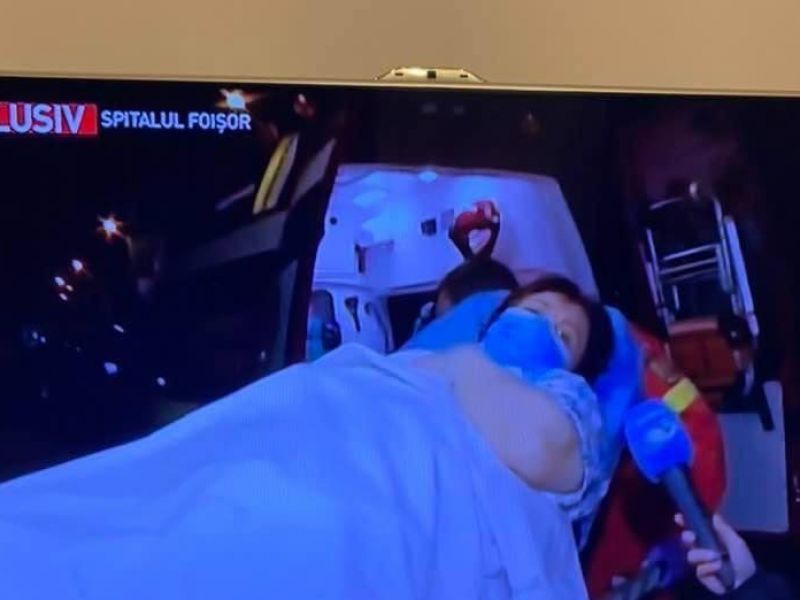 Pacient evacuat de la Spitalul Foișor 