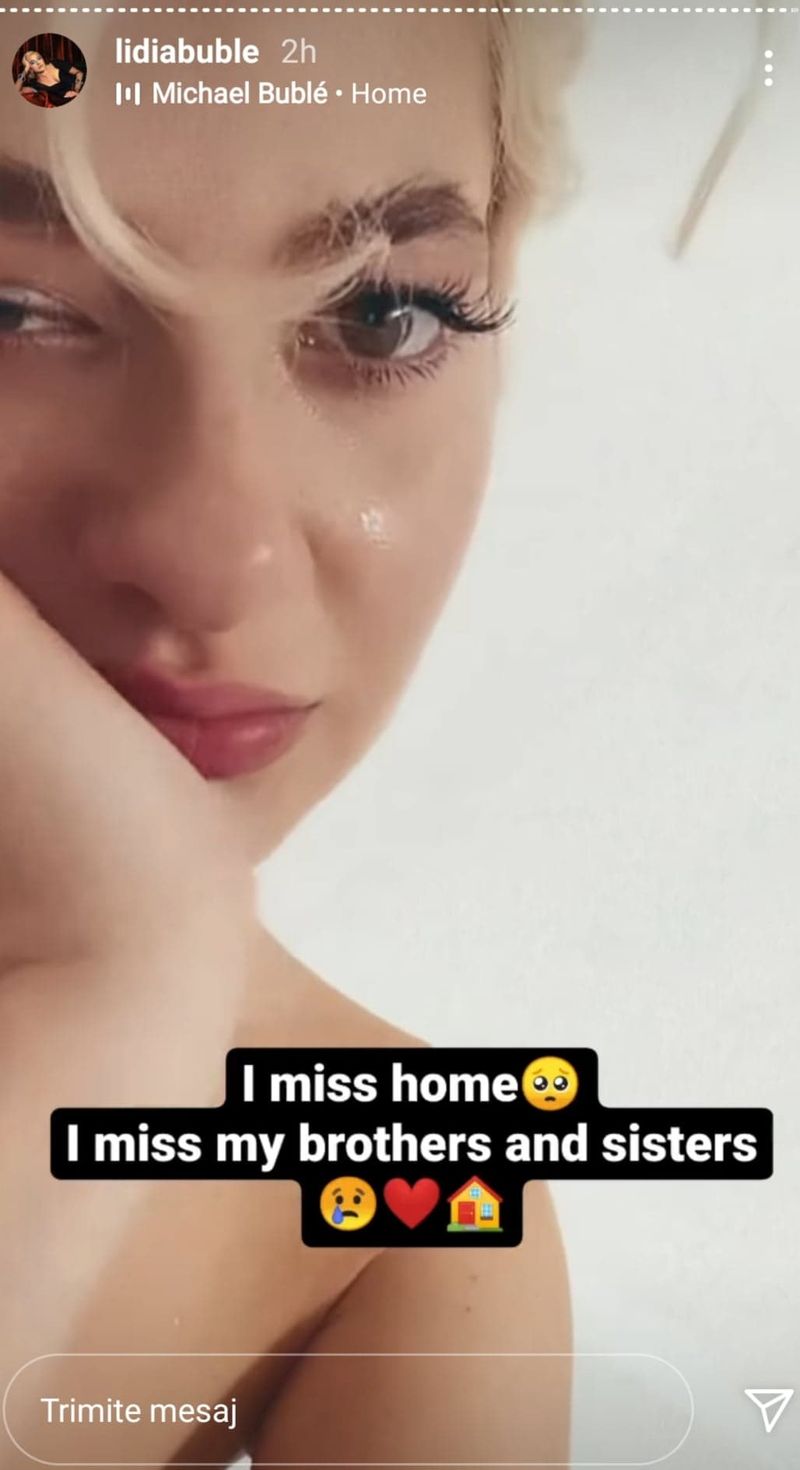 Lidia Buble a plâns în fața fanilor