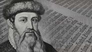 Doodle creat de Google pentru Johannes Gutenberg