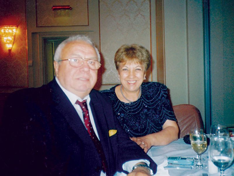 Alexandru Arșinel și soția sa