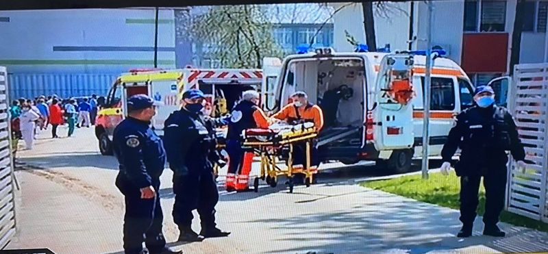 Incendiu la Spitalul Județean Slatina