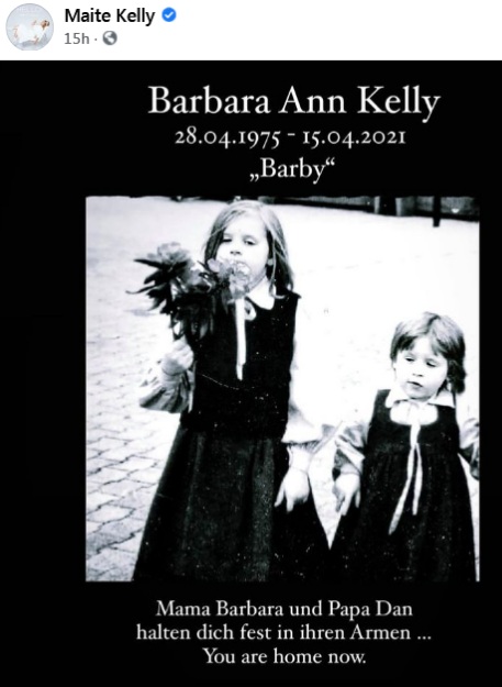 Barby Kelly, membră a trupei Kelly Family, a murit la 45 de ani. 