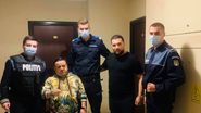Adi Minune și Tzancă, alături de polițiști
