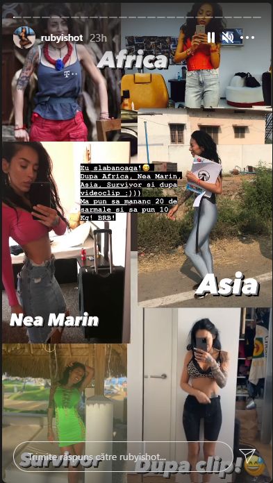 Motivul pentru care Ruby a slăbit enorm. Cântăreața și-a îngrijorat fanii: &quot;N-am mâncat nimic zilele astea...&quot;