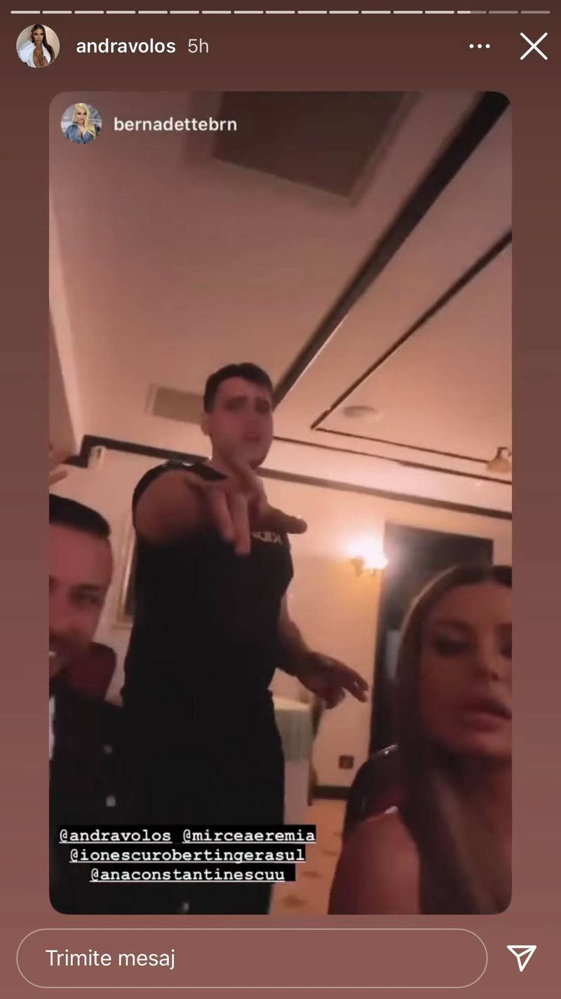 Mircea Eremia la ziua de naștere a Andrei Volos