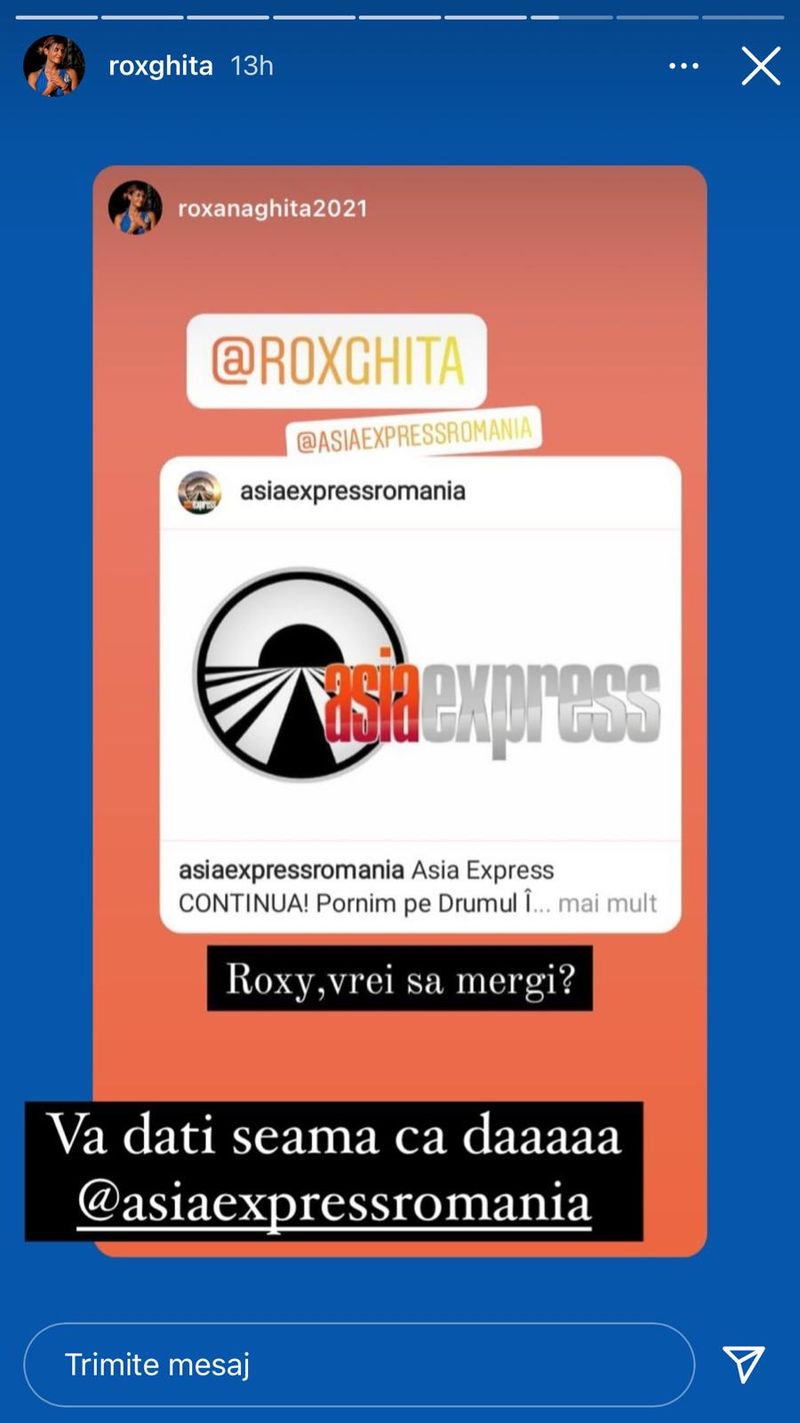 Postarea făcută de Roxana Ghita