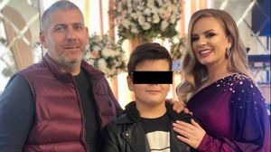 Marcela fota, soțul și băiețelul 