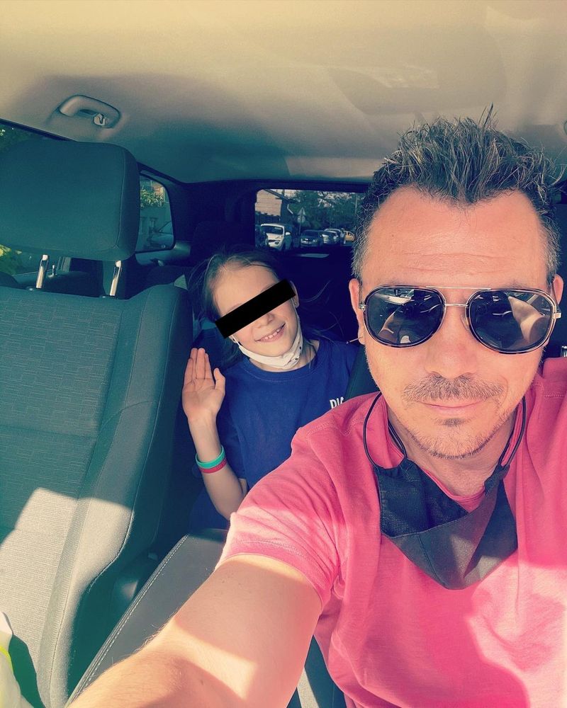 Răzvan Fodor și fiica sa 