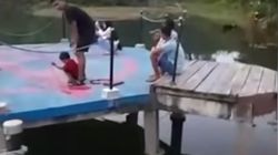 Lacul ”blestemat”. O familie a sfârșit înecată după un selfie pe un ponton, în același loc unde au murit și alți turiști