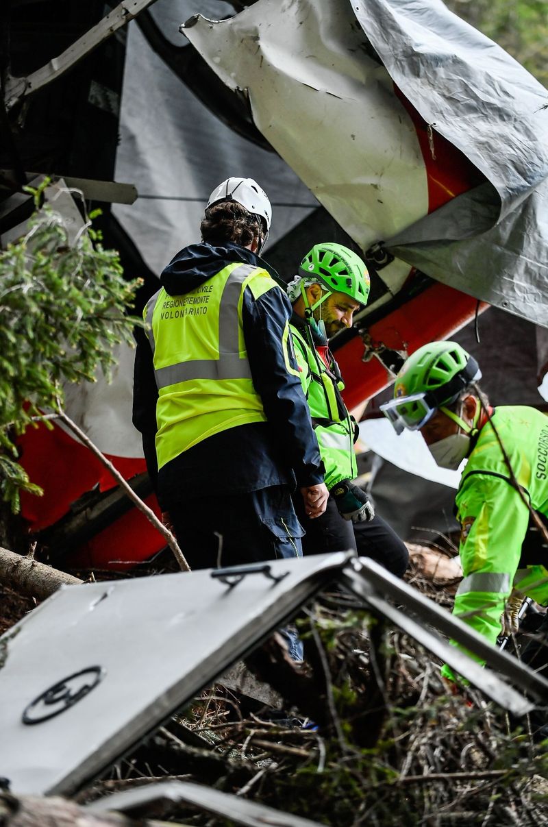 Telecabină prăbușită Italia