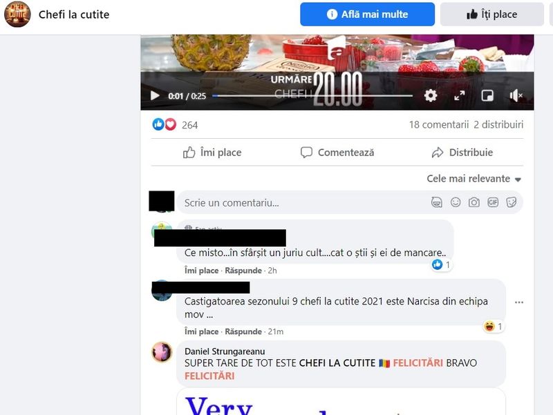 Fanii spun că Narcisa va c&acirc;știga Chefi la cuțite