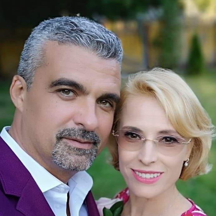 Aurelian Temişan şi soţia sa