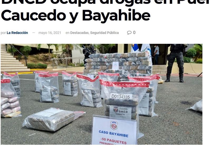 captura droguri dominicana