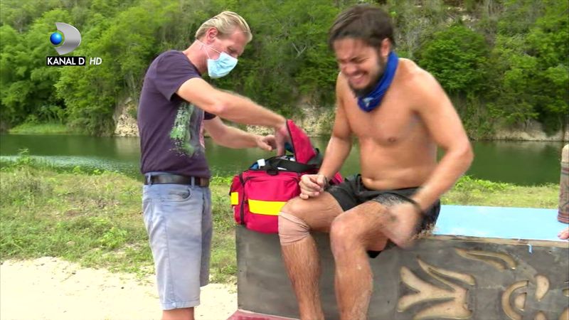 Albert Oprea, accidentare serioasă pe traseu la Survivor România