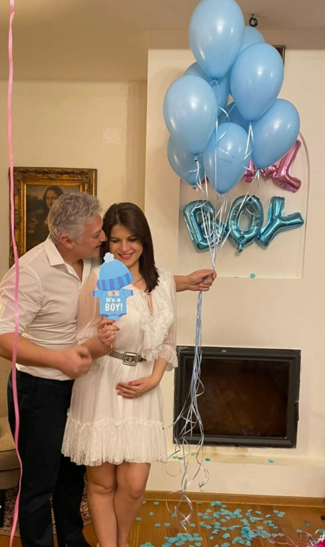 Geanina Lungu și soțul ei Fetiță sau băiat?