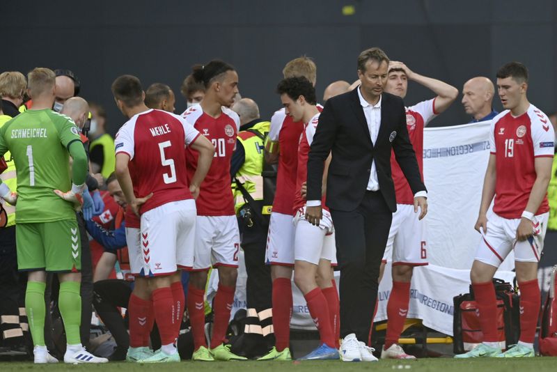 Christian Eriksen, resuscitat pe teren