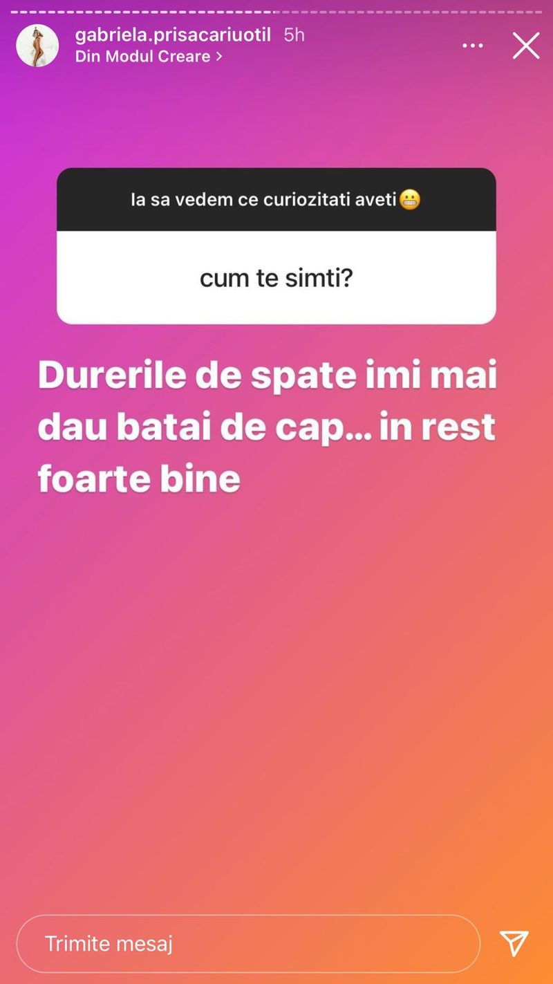 Postare Gabriela Prisacariu