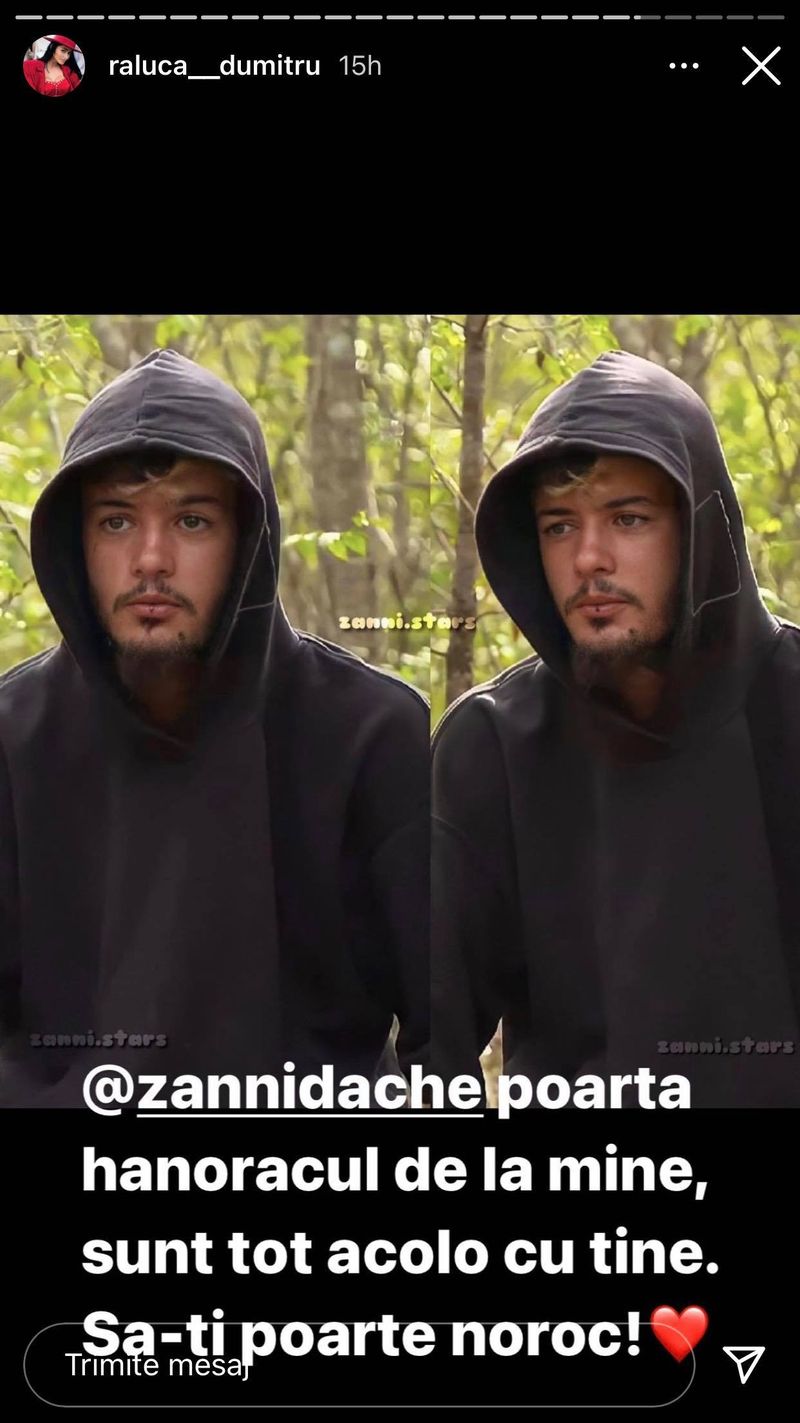 Raluca, cadou pentru Zanni
