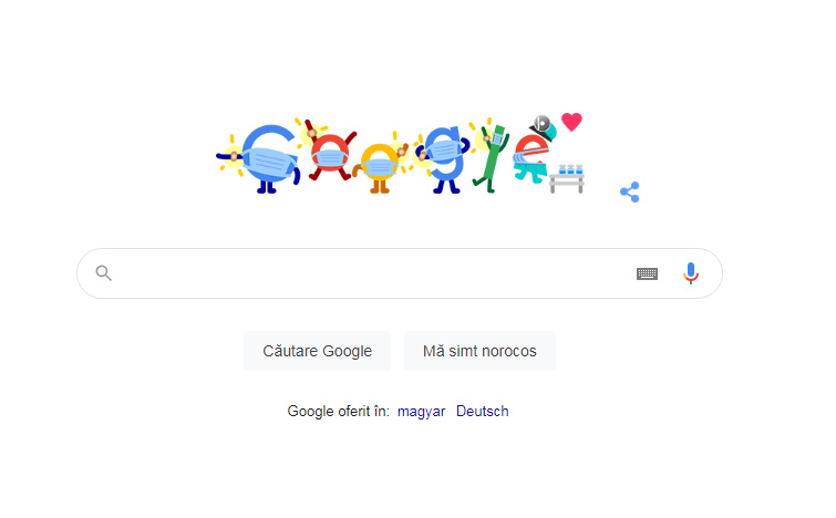 Google a creat un Doodle interactiv prin care susține vaccinarea anti-covid!