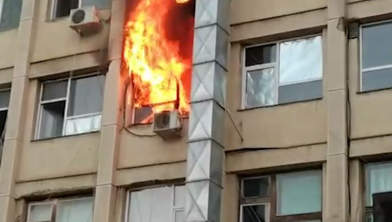 Incendiu spital de copii ”Sfanta Maria” Iasi
