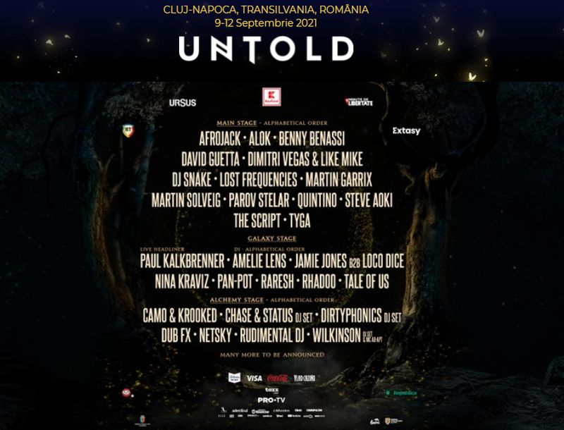 Artiști Untold 2021