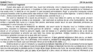 Subiecte română Bacalaureat 2021 – Profil uman