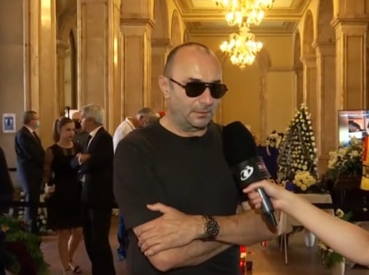 Marius Tucă a venit să își ia la revedere de la cel care i-a fost îndrumător 20 de ani.