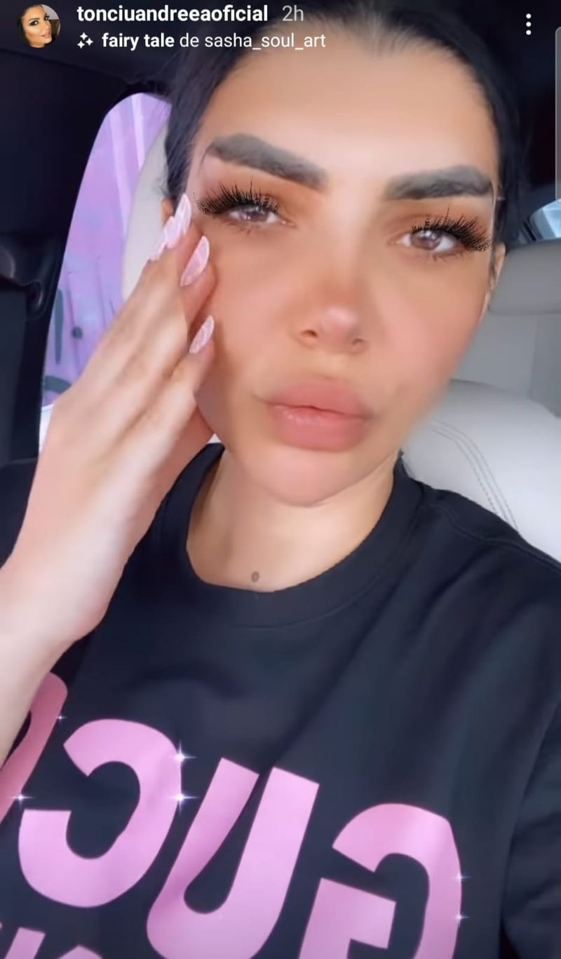 Andreea Tonciu a mers de urgență la spital