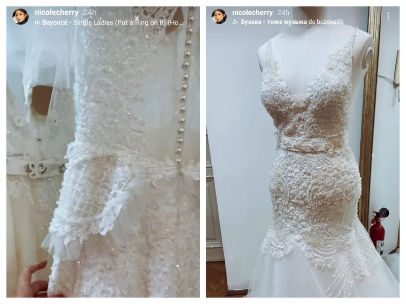 Rochiile de mireasă filmate de Nicole Cherry