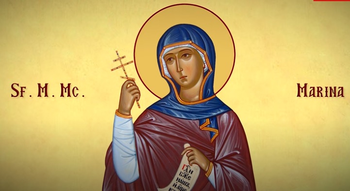 Sâmbătă este Sfânta Mare Muceniță Marina