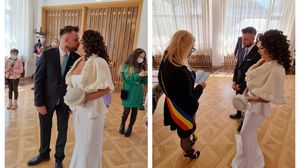 Larisa Drăgulescu și soțul ei