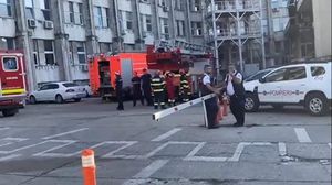Un puternic incendiu a izbucnit la Spitalul Județean de Urgență Constanța