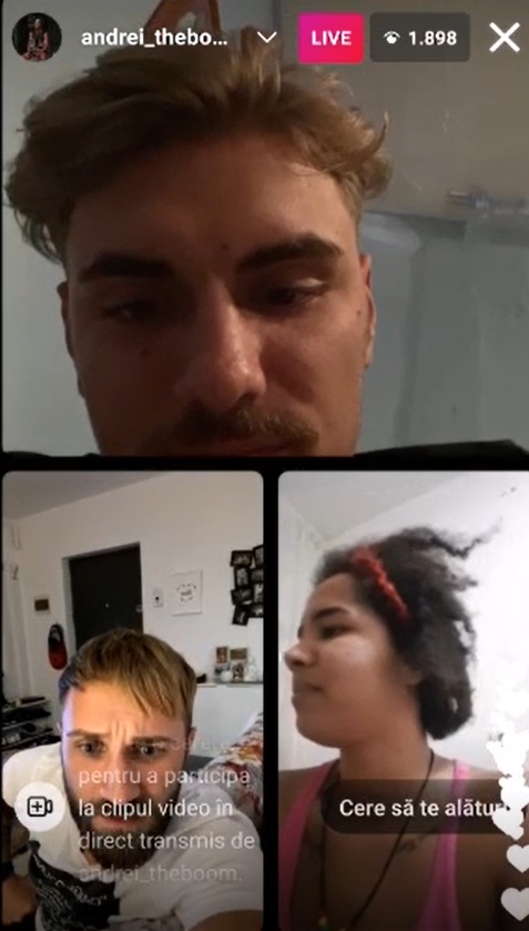Andrei Dascălu, Cosmin Stanciu și Georgiana Lupu, live pe Instagram  survivor romania