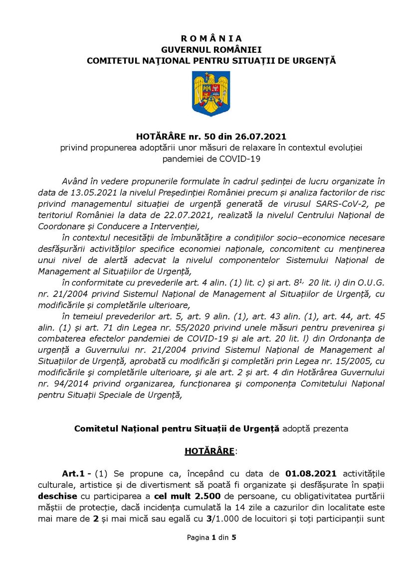 Relaxări pentru festivalurile din România 