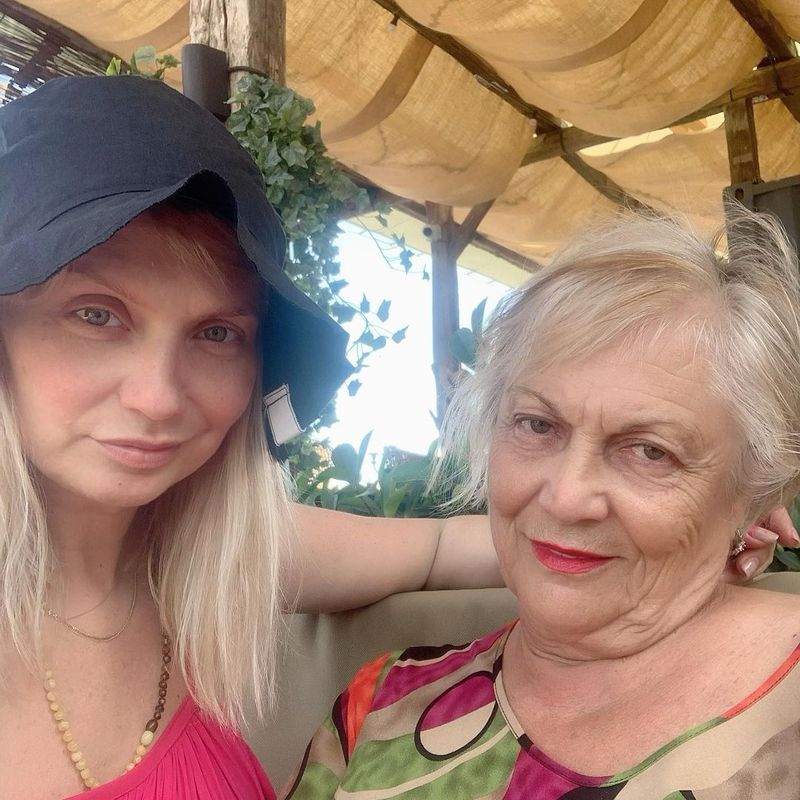 Cristina Cioran și mama ei 