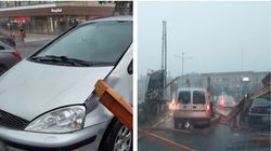 Prăpăd în mai multe județe din România! Furtuna din seara trecută a smuls mai multe acoperișuri și a doborât copacii
