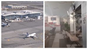 o degajare masivă de fum a alertat autoritățile la aeroportul Henri Coandă