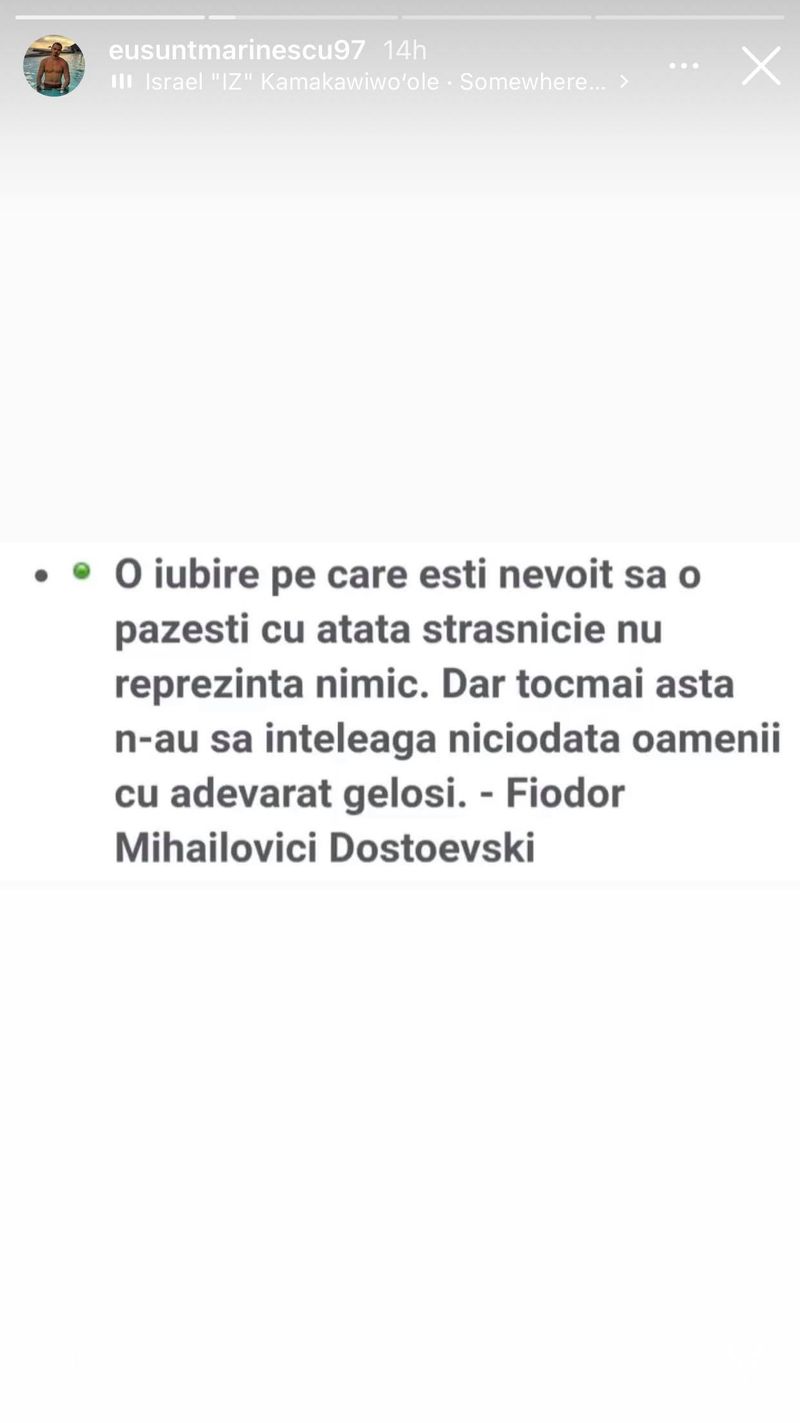 Postarea făcută de Cristian Marinescu