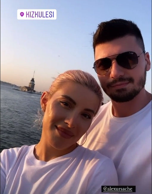 Nicoleta Nucă și viitorul soț, Alex